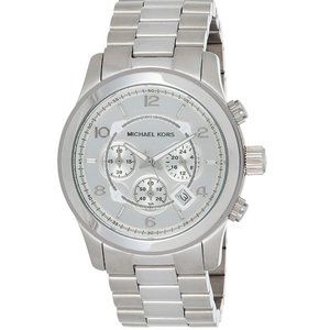 Michael Kors Silver Oversized Boyfriend Watch